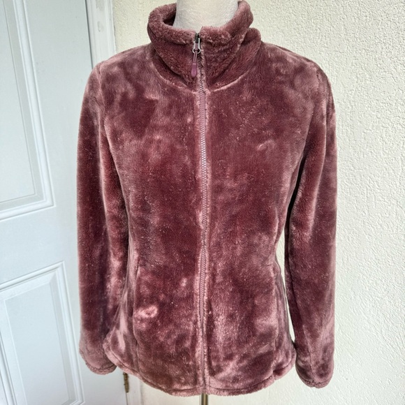 32 DEGREES HEAT. Pink Plush Zipper Jacket. Side Pockets. S-XS. 2- Pocs i… - Picture 6 of 12